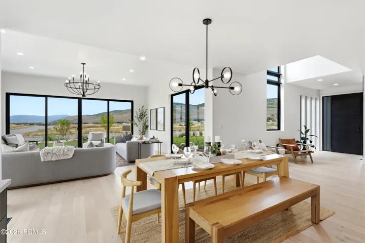 living and semi-private dining
