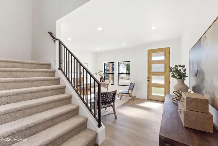 Formal living room and stairs