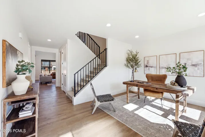 Formal living room at entry