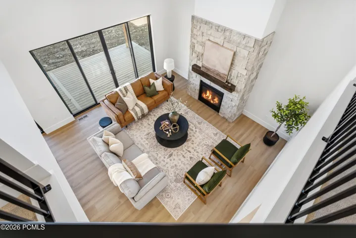 Loft looking down at great room