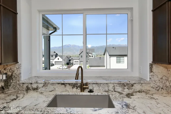 Kitchen sink with views
