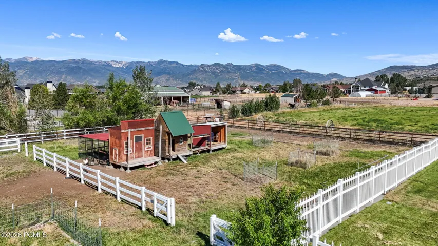 Aerial, Chicken Coup, Goat Barn