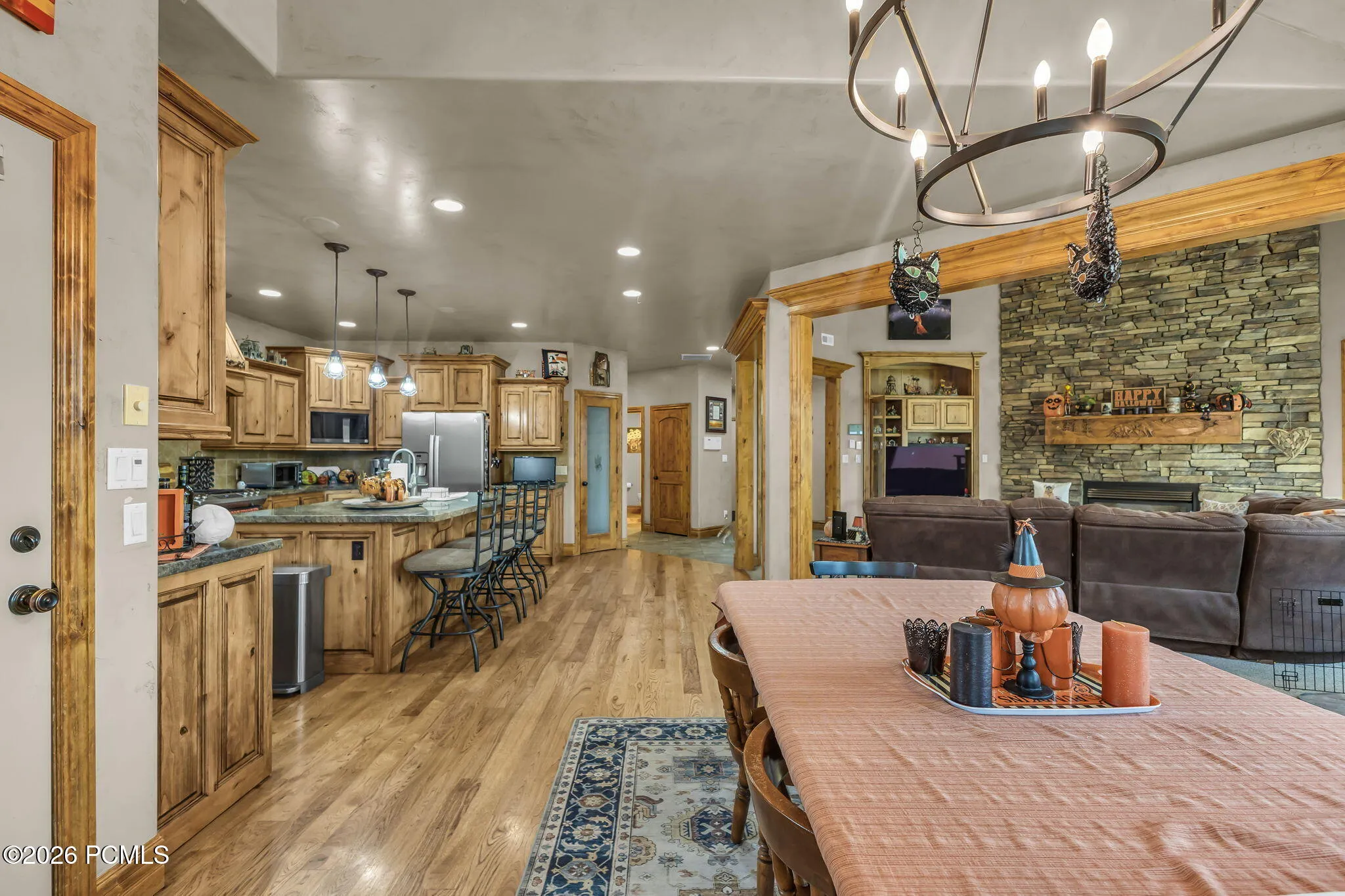 Upstairs Kitchen and Dining area view