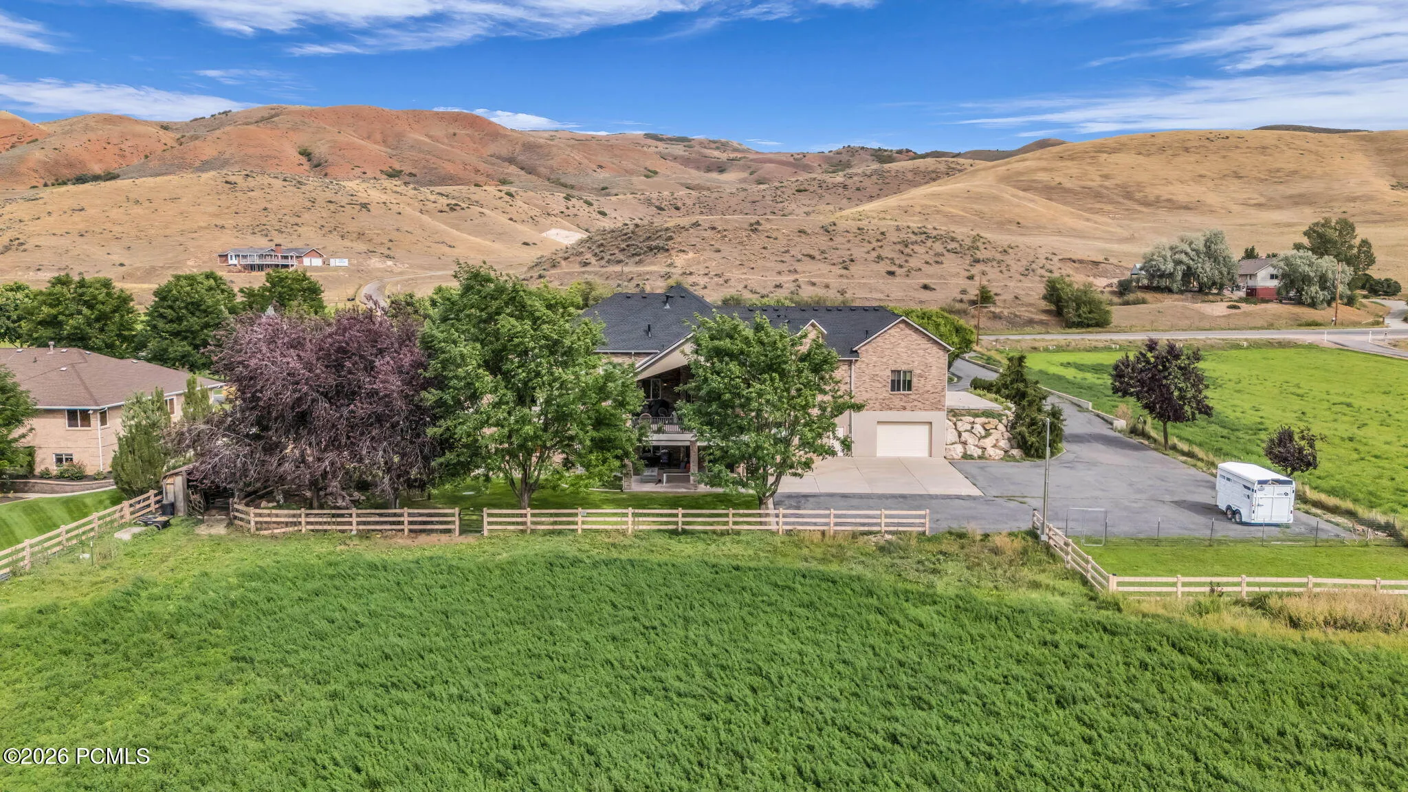 Back Pasture view of home 1