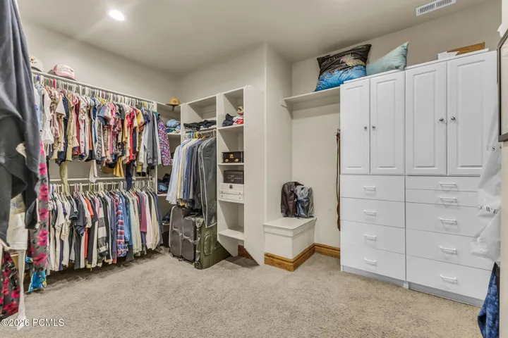 Upstairs Walk-in Closet view 1