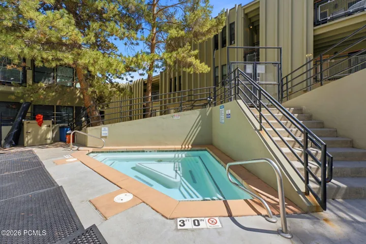 Hot Tub next to pool