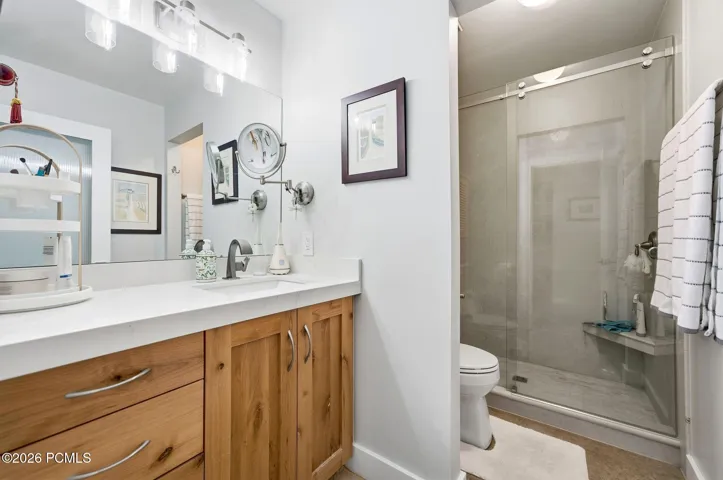 Primary ensuite with large walk-in shower
