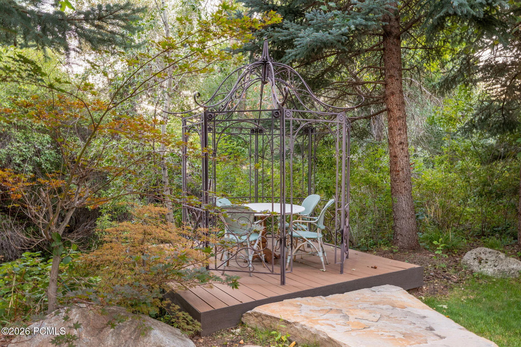 Gazebo by creek
