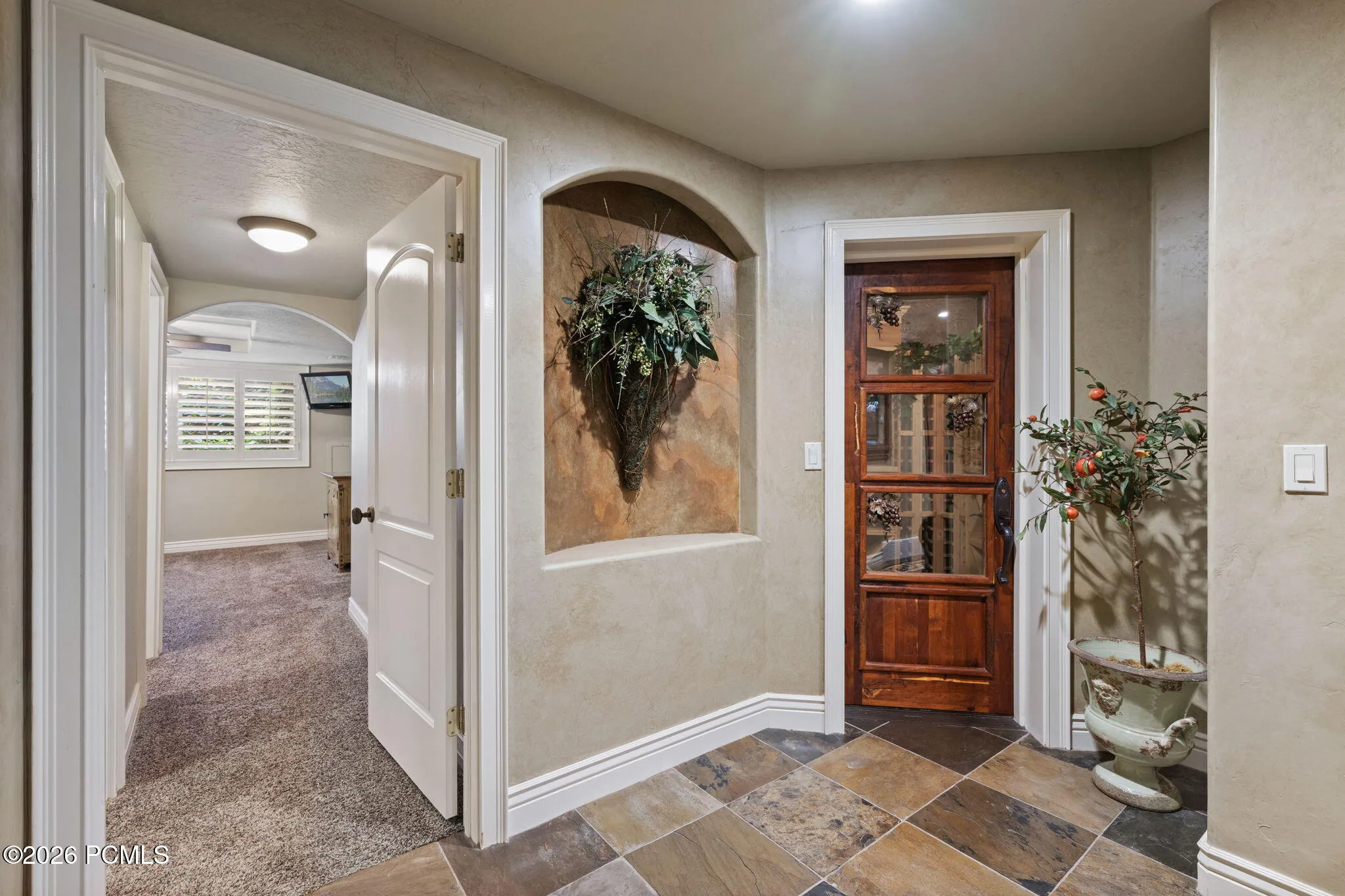 Entrance to wine cellar