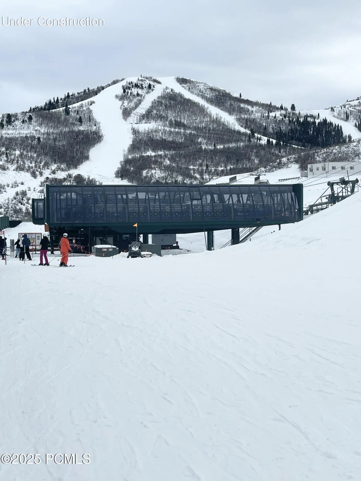 Heated ski lift