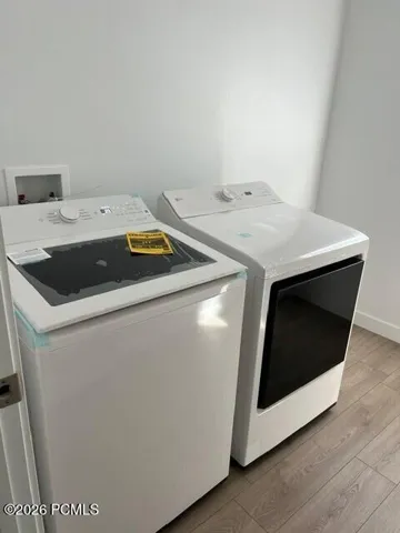 Laundry on Upper Level