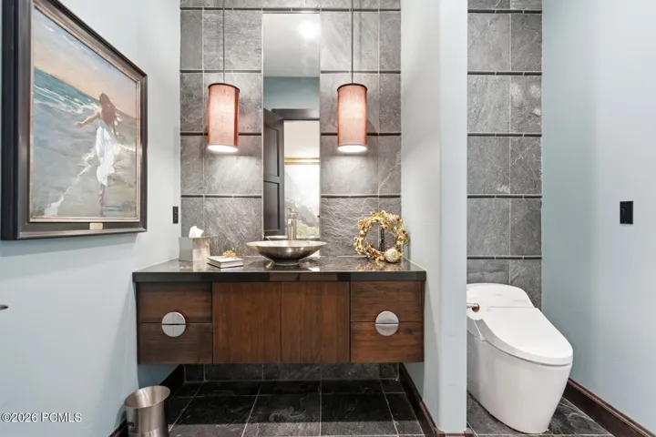 Guest Powder Baths on both levels of the Home.