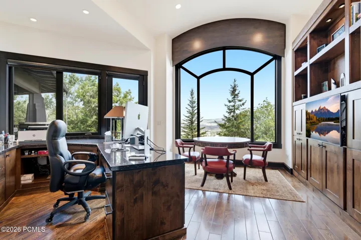 Walk out to the front Courtyard area or leave windows open to hear the tranquil sounds from the entry waterfall.