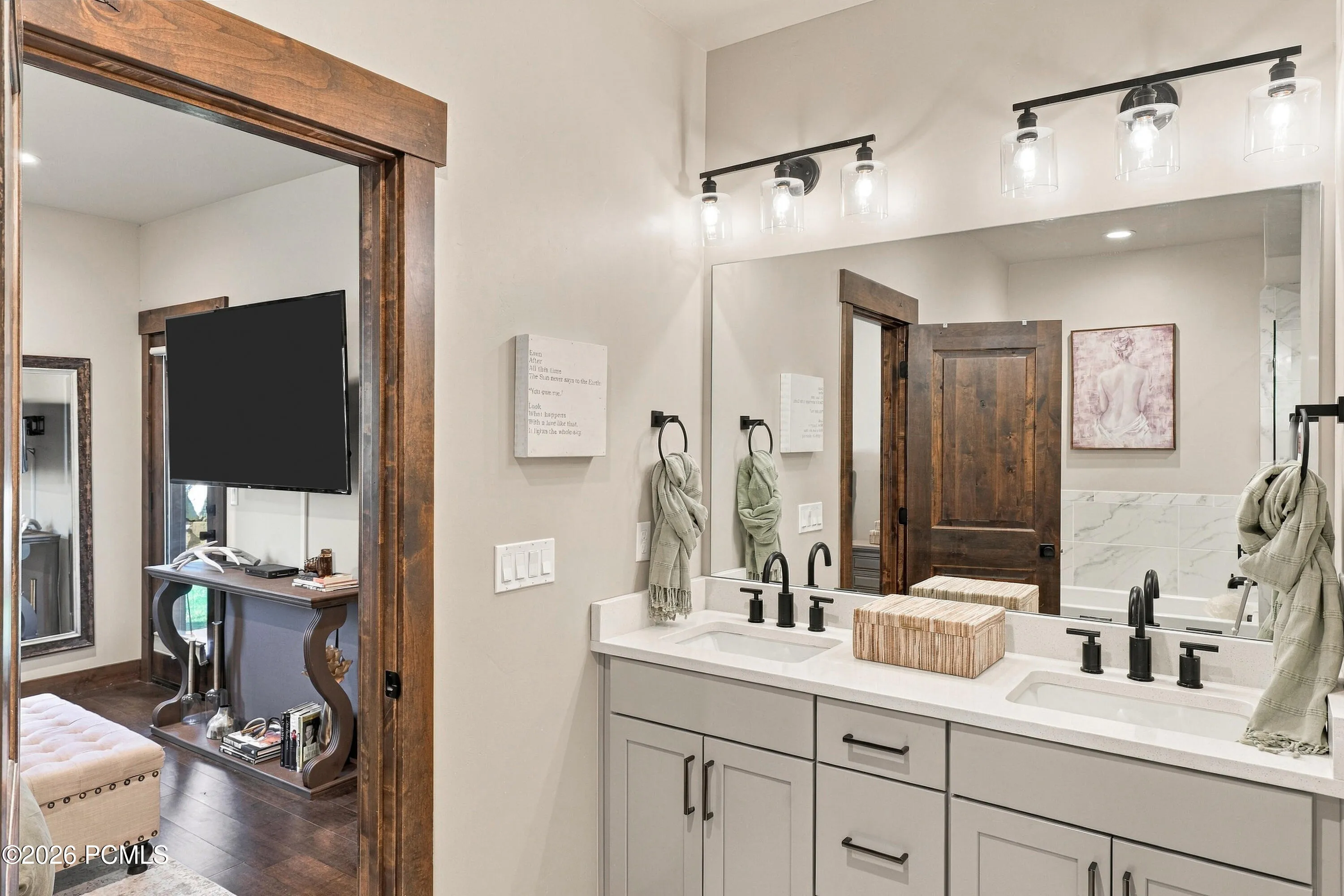 Bathroom with Dual Sinks