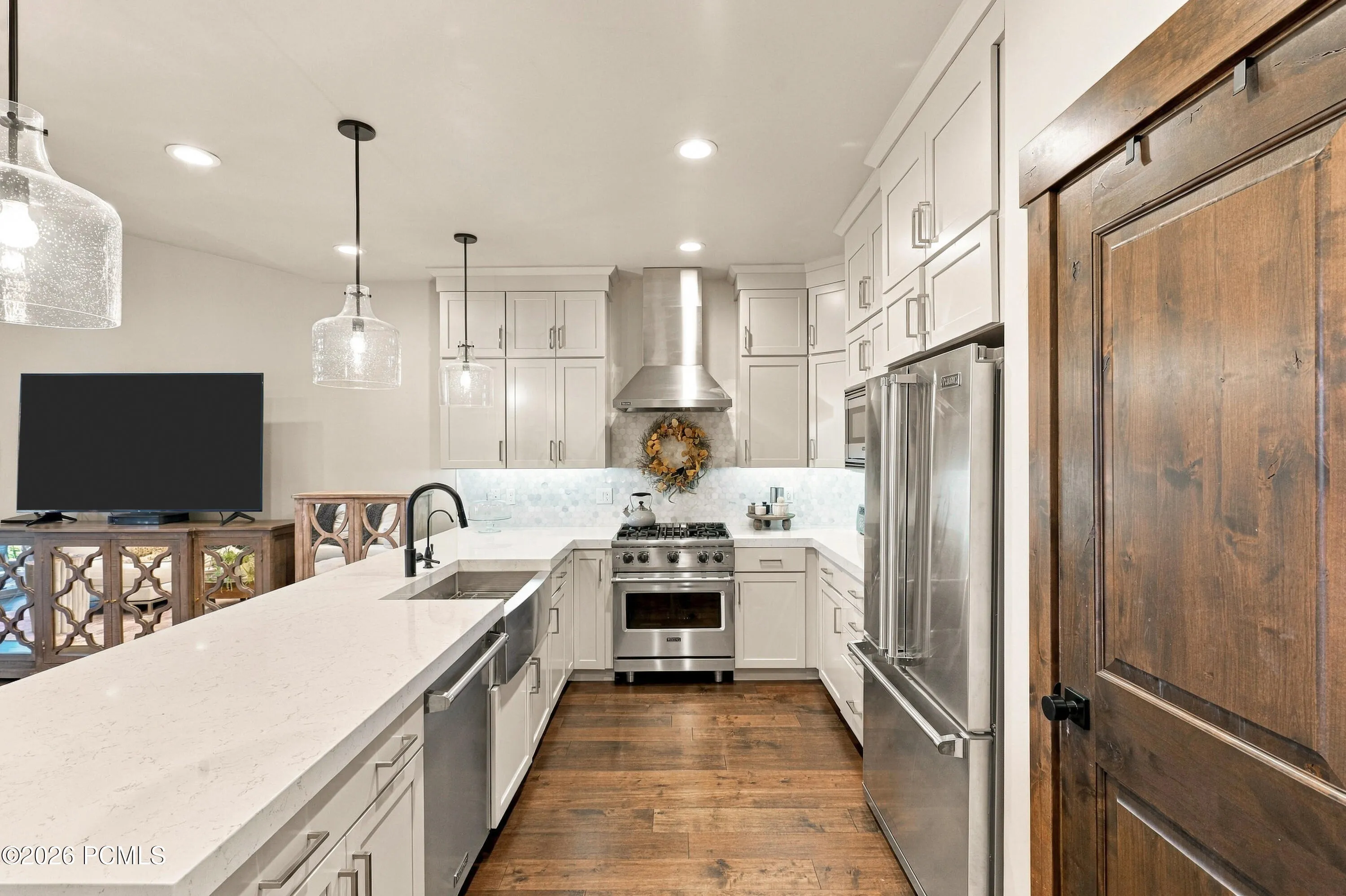Commercial Grade Viking Appliances, Washer and Dryer also included