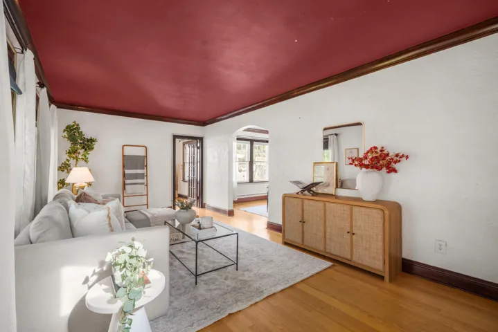 Living Room Looking into Dining and Sun Rooms