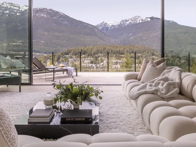 View of mountain backdrop