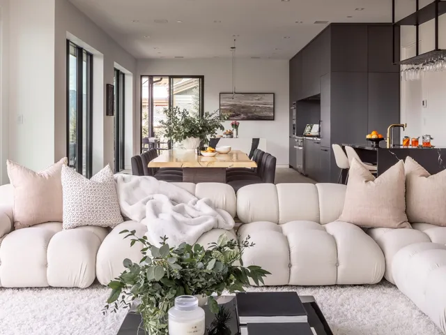View of living area