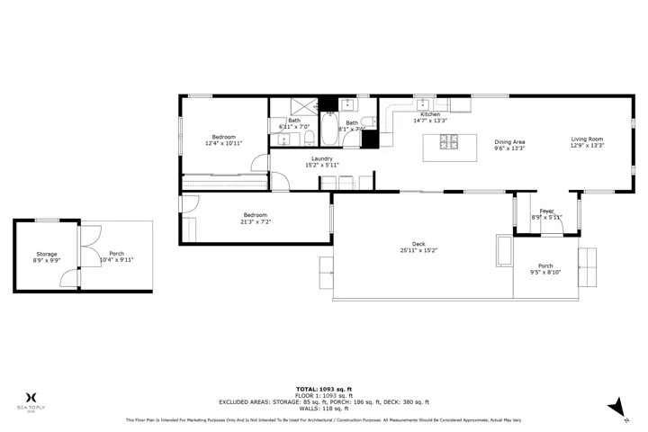 View of floor plan / room layout