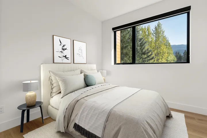 Bedroom featuring wood finished floors