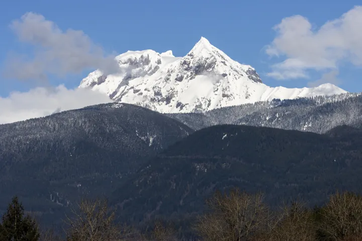 View of mountain backdrop