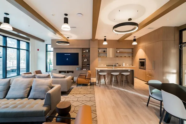Amenity space offering co-working spaces, lounges, party rooms and much more