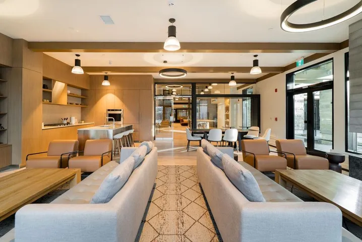 Amenity space offering co-working spaces, lounges, party rooms and much more