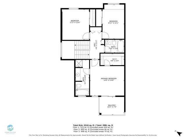 View of floor plan / room layout