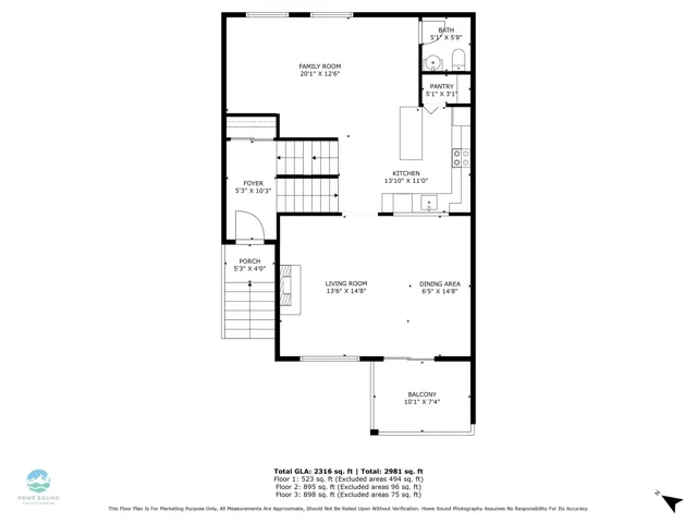 View of floor plan / room layout