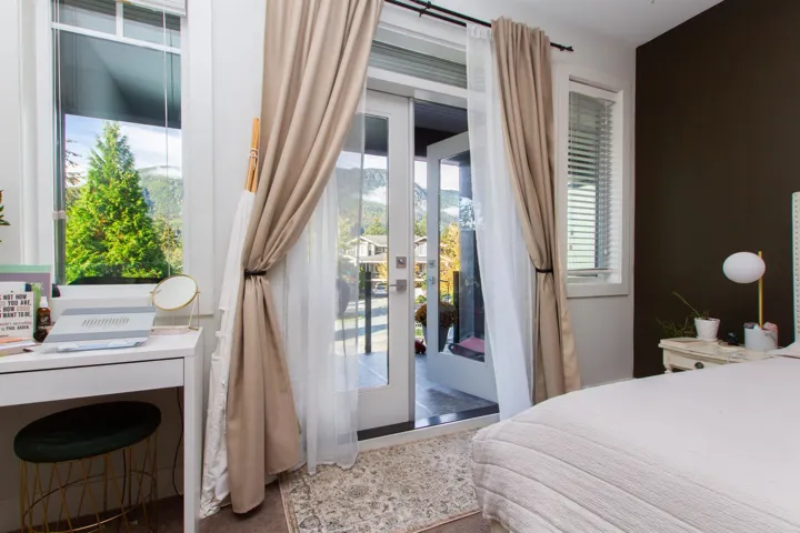 Walkout deck from Master Bedroom