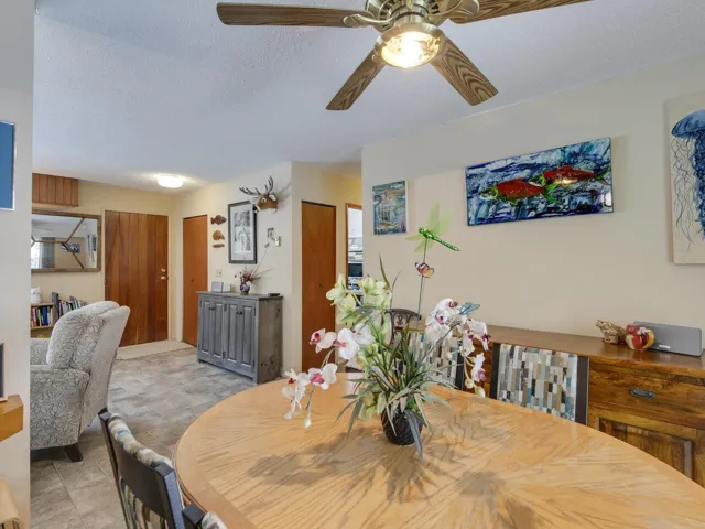 Adjacent to kitchen with access to rear yard