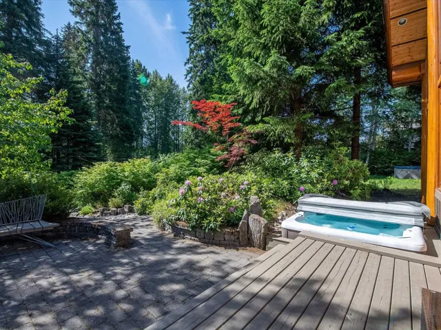 Deck with a patio