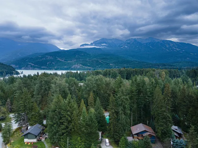 View of mountain background featuring a forest
