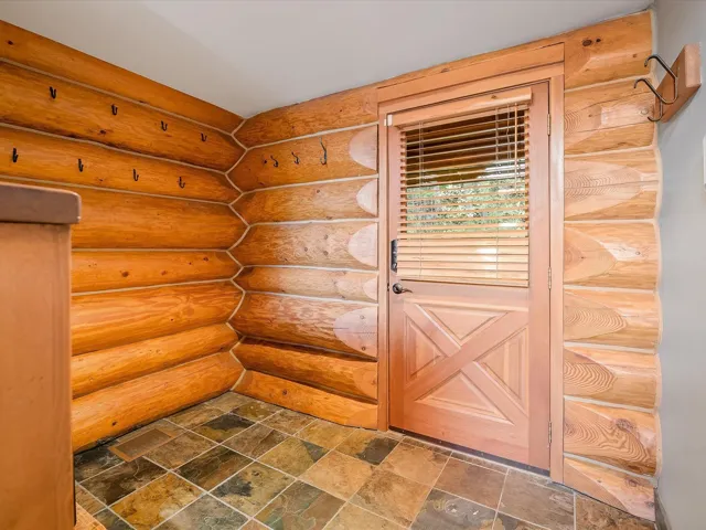 Mudroom entry. Space for the whole family to put their coats, shoes and boots.