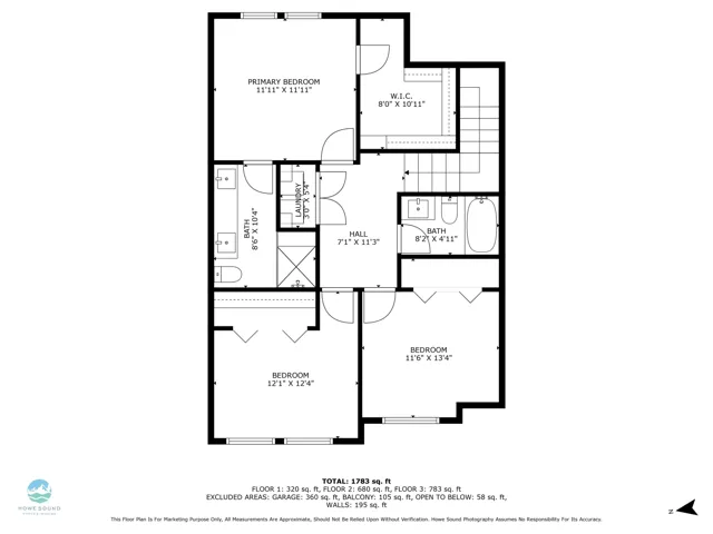View of property floorplan - 3rd floor