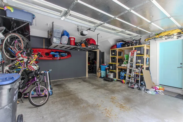 Large double garage for vehicles and/or toys and gear!