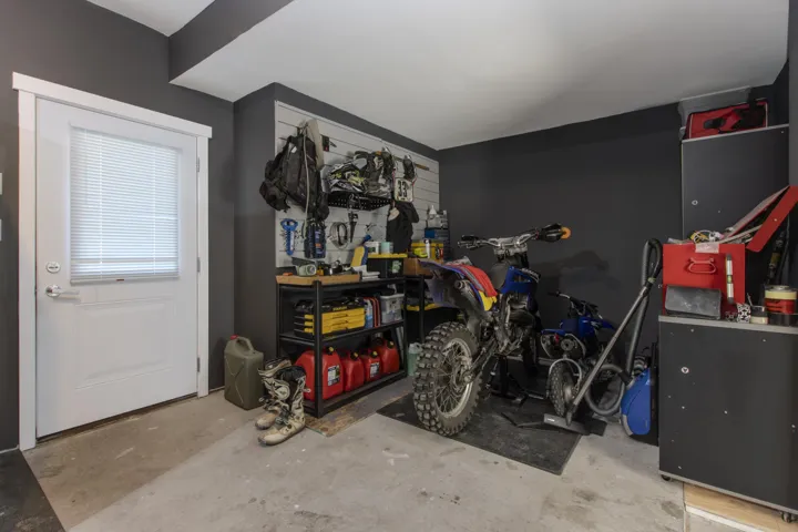 Large double garage for vehicles and/or toys and gear!