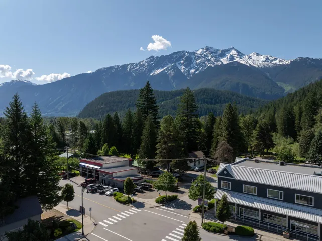 Mountain view featuring a heavily wooded area