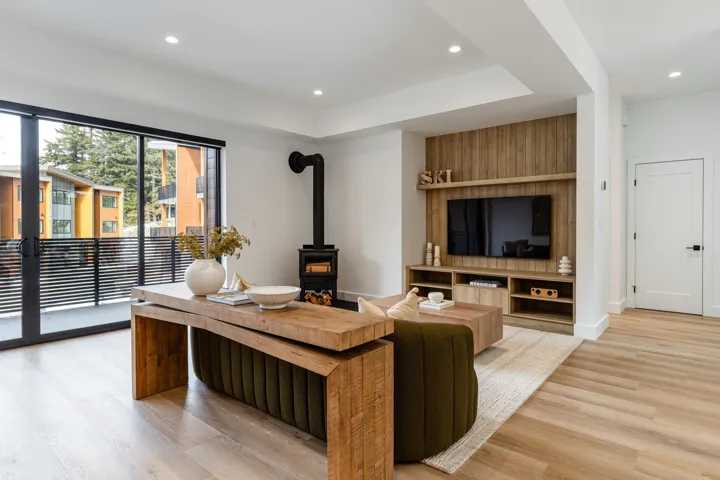 Reading nook area with natural light and light wood-type flooring