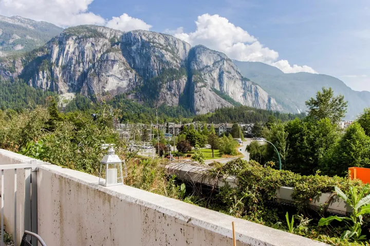 View of mountain background