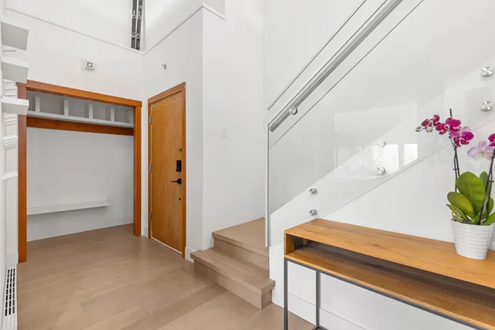 Interior space featuring wood finished floors