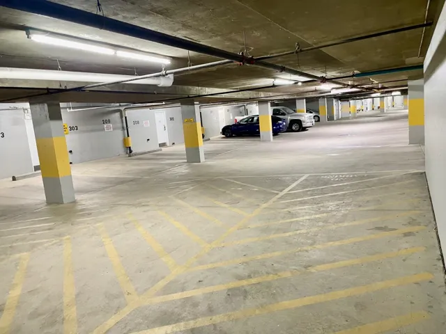 View of parking deck