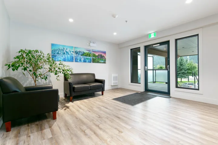 Common area with recessed lighting