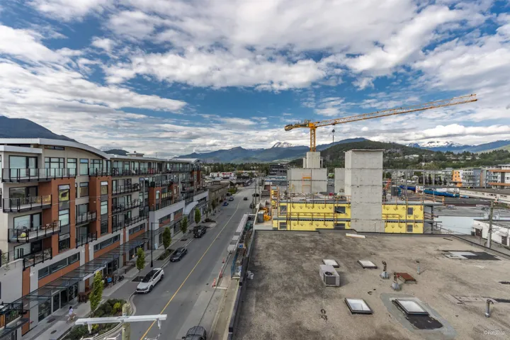 View of city featuring mountains