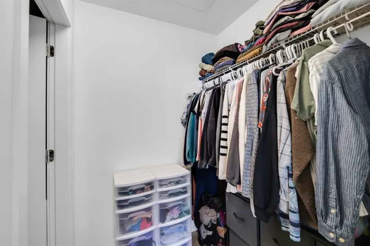 View of spacious closet