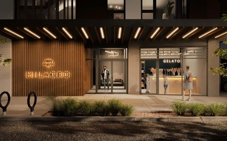 View of exterior entry