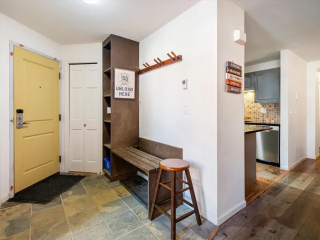 Mudroom featuring baseboards