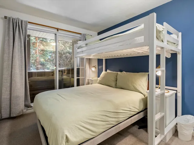 Bedroom featuring carpet floors