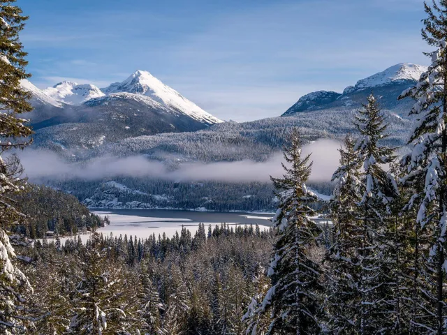 View of mountain background