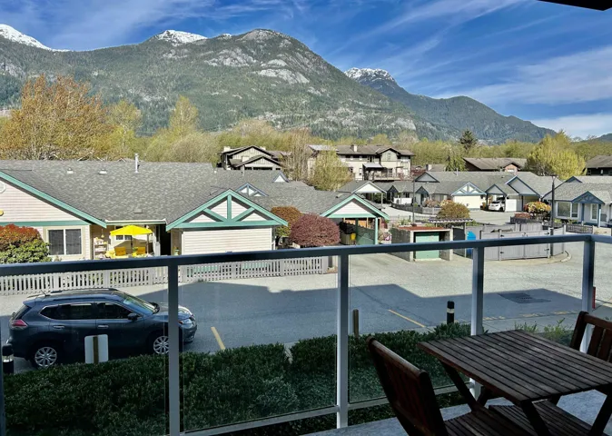 Property view of mountains featuring a residential view